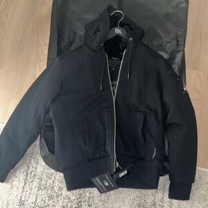 Black classic bunny moose knuckle sweatshirt